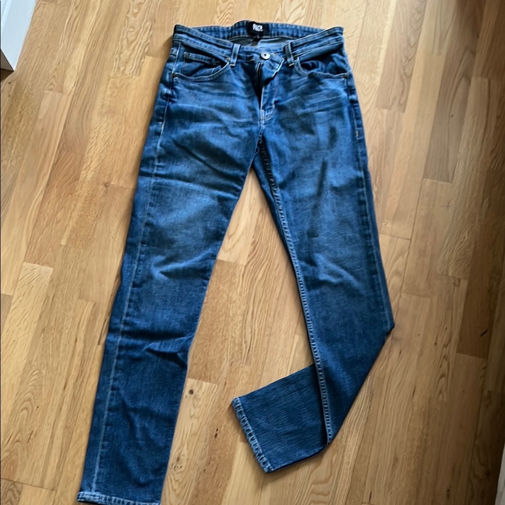 PAIGE Classic Indigo Jeans, the LENNOX